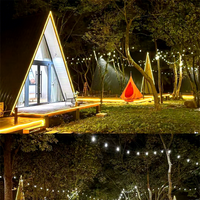 Maison modulaire préfabriquée petite maison conteneur à ossature triangle