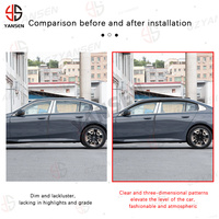 Pelindung Jendela Mobil BMW Seri 5 1989-2024+ Penahan Angin Visor Pelindung Hujan Visor Pintu Penutup Ventilasi Ventvisor PC