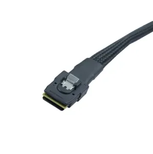 Slim SAS 38P SFF-8654 To SFF8654 / MINI SAS 38P SFF-8654 To SFF-8643 12Gbps Server Hard Drive HDD Data Transmission Cable