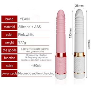 Vente chaude Vibromasseur Télescopique femelle fréquence variable sexe machine clitoris vibrador sucion femme - Product Image 2