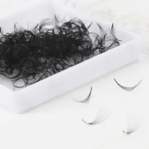 handmade premade fans pointy base lashes loose pre made 3d volume fans korean eyelashes suppliers