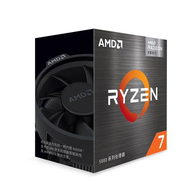 AMD Ryzen 7 5700G 8-Core 16-Thread Desktop Gaming Processor with Radeon Graphics Support Radeon RX 6700 XT 12G Graphics Card