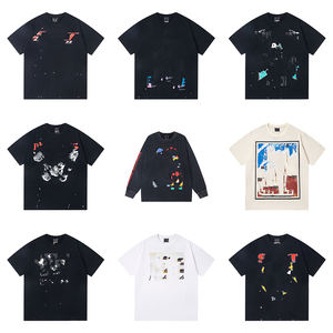 <span class=keywords><strong>T</strong></span>-shirt de haute qualité de style américain - Saimt Michell Trend pour hommes, 100% coton, lavage à l'acide, vintage, manches courtes - Product Image 1