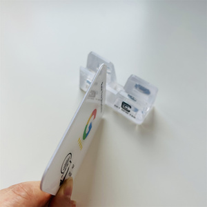 90*90mm NFC Google Review Acrylique Table Sticker Tag Plates 213 215 pour Ins/Facebook/Yelp/Tripadvisor Restaurant - Product Image 3