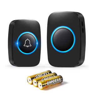 Timbre Inalámbrico LED para Puerta, Resistente al Agua, con Botón Táctil, Fácil de Instalar, Sonido Potente, para el Hogar - Product Image 1