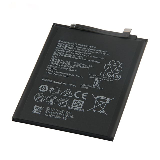 Original NOVA2 PLUS HB356687ECW Cell Phone Battery Rechargeable for for P30 Lite Nova 2 Plus Nova 3i 4e Mate 10 Lite Honor 7X
