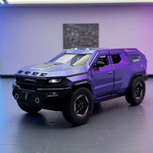 Venta al por mayor de modelos de juguete de metal fundido a presión 1:24 Rezwani Avenge Truck con función de retroceso, modelo de simulación de camión semirremolque de aleación, juguete para niños, <span class=keywords><strong>coches</strong></span> clásicos para niños. - Product Image 5