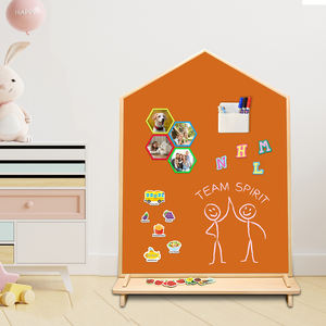 Lavagna per uso domestico senza polvere per bambini scritta in legno lavagna creativa per bambini - Product Image 5