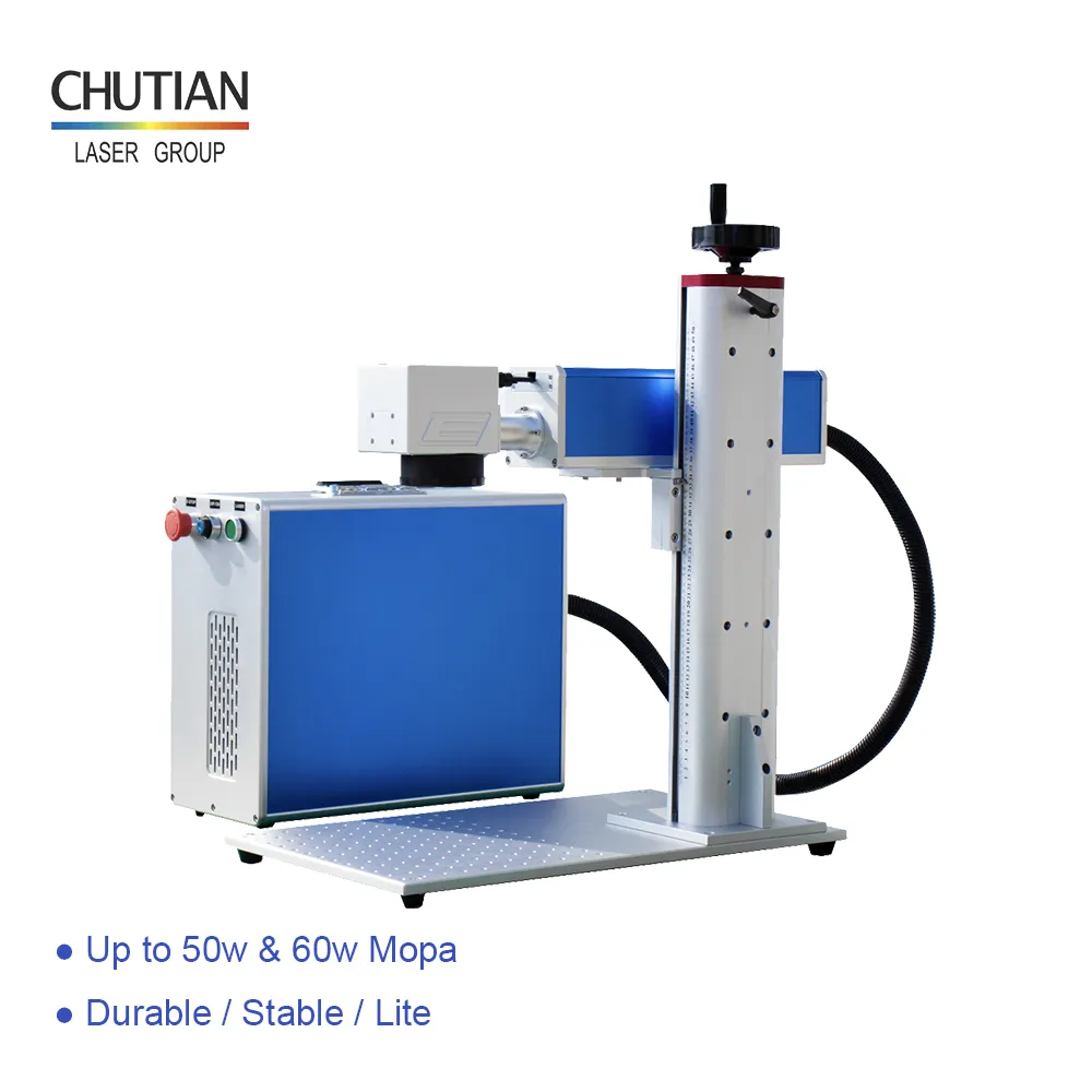 Wuhan Chutian 20W 30W 50W Fiber Laser Marker Voor Metalen Plastic Met Ezcad 2 3