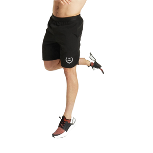Men's Two-Layer Quick Dry Workout Running Shorts Athletic Fitness Embroidered Phone Pocket Plus Size Knee <b>Drawstring</b> Sustainable - Product Image 1