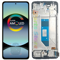 Écran de remplacement neuf IParts pour Xiaomi Redmi Note 14 4G 24117RN76G 24117RN76O AMOLED avec écran tactile et châssis assemblé OEM