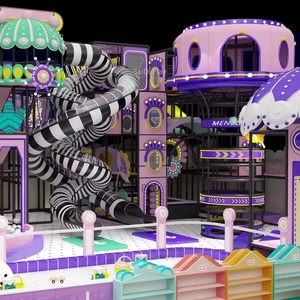 Parque de Trampolines Interior Personalizado de Fábrica, Diseño de Laberintos para Niños, Tobogán Interior Grande - Product Image 3