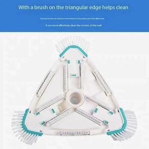 <span class=keywords><strong>Robot</strong></span> Limpiador de Piscinas y Spas de Plástico de Alta Calidad, Cepillo Triangular <span class=keywords><strong>para</strong></span> Fondo, Cabezal de Succión con Filtro de Alta Eficiencia, Venta al Por Mayor - Product Image 2