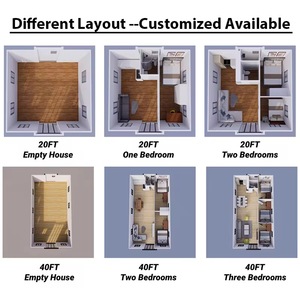 Tùy Chỉnh Modular Xây Dựng Đúc Sẵn Thiết Kế Văn Phòng Có Thể Tháo Rời Phẳng Gói Container Nhà Độc Đáo Thuận Tiện Container Nhà - Product Image 6