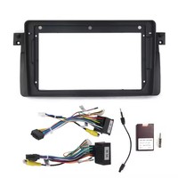 Marco de Radio para Auto de 9/10 Pulgadas 2DIN con Pantalla Táctil Capacitiva para Fiat/BMW/-Android, Reproductor de CD GPS, Transmisor FM, TPMS, TV