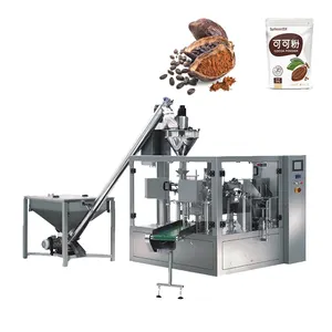 Kompakte Pulver füll maschine Rotations pulver verpackungs maschine Suppen pulver verpackungs maschine