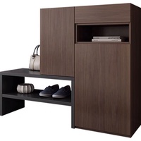 Maison porte armoire à chaussures Simple moderne grande capacité tabouret entrée salon armoire à chaussures casiers de rangement pour l'entrée