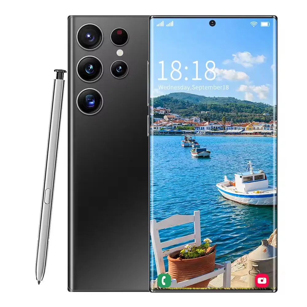 2024 Neues Telefon S23 Ultra+ 16 GB + 1 TB Android 7.3 Zoll 48 MP + 108 MP Dua.sim smartes Mobiltelefon