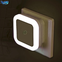 Veilleuse LED Mini avec capteur de lumière Contrôle 220v Prise EU Veilleuse Lampe pour enfants Salon Chambre à coucher Éclairage Lampes à économie d'énergie