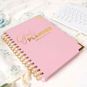 Wholesale Spiral Bound Kraft Sketch Notebook 13.3x18cm 100g 50 Sheets Drawing Paper Retro Style Customize Office Use - Product Image 4