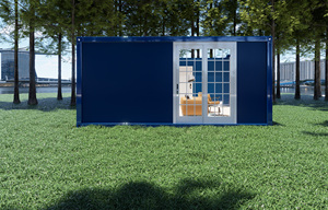 Casa de contenedores prefabricada de diseño moderno de lujo Precio de fábrica <span class=keywords><strong>Venta</strong></span> caliente Luz portátil hecha de acero y panel sándwich - Product Image 2