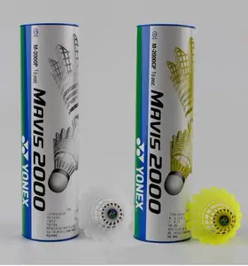 Yonex <span class=keywords><strong>Nylon</strong></span> <span class=keywords><strong>Badminton</strong></span> Federball MAVIS 2000 M2000 hergestellt in Japan langlebiger Flug - Product Image 1
