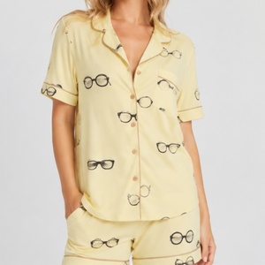 Produzione Professionale, Ottimo Prezzo, Set Pigiama da <span class=keywords><strong>Donna</strong></span> in Cotone Modal, Lussuoso Completo Due Pezzi, Abbigliamento da Casa, Indumenti da Notte - Product Image 2