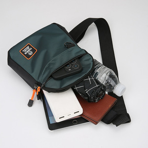 Men's Chest <b>Bag</b> Nylon Multi Layer Durable Crossbody <b>Bag</b> For Everyday Travel Casual Use - Product Image 4