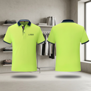 เสื้อเชิ้ตผู้ชายคุณภาพสูง ทรงเข้ารูป แขนสั้น ระบายอากาศดี คอตั้ง ผ้าฝ้าย 100% สำหรับเล่นกีฬากอล์ฟ ใส่ลำลอง ราคาถูก - Product Image 6
