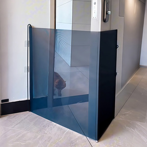 Barrera de Puerta Retráctil Automática para Gatos, Valla Antisalto para Mascotas, Puerta de Entrada/Salida para Gatos, Placa de Barrera de Tela para Gatos - Product Image 2