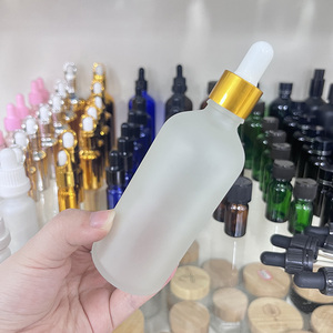 Flaconi Contagocce in Vetro Personalizzati per Cosmetici, Design Rotondo per Siero, Olio Essenziale per Capelli, Confezionamento di Essenze - Product Image 3
