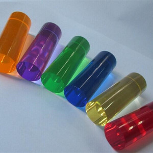 Barre en PMMA noire, barre acrylique colorée solide, peut être traitée par CNC - Product Image 1