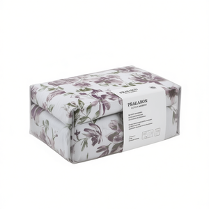 Pralaron Floral Printed Comforter Set 8 Piece Cotton Woven King Queen Size Home <b>Bedding</b> - Product Image 1