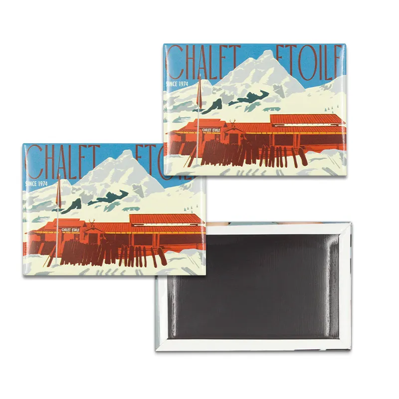 Fridge Magnet Manufacturer Promotional Gifts Customised Creative Travel Tourist Souvenir Different Countries Tin Fridge Magnet