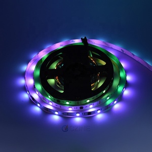 Étanche SMD 5050 Dream Color Programmable Ws2811 24V 8mm 84Leds/<span class=keywords><strong>m</strong></span> Adressable Led Strip 5050 Magic Rgb IC Led Strip Light - Product Image 1