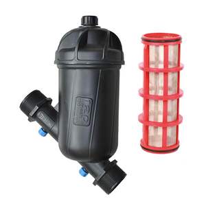 Filter layar kompak plastik, 50mm 2 inci tipe Y, perawatan air irigasi berulir koneksi tetes 7 buah - Product Image 1