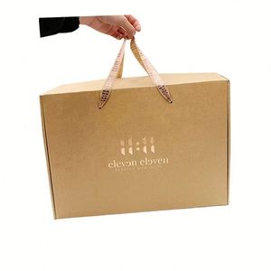 Caja de correo corrugada de papel Kraft Rosa personalizada Forro de esponja Tipo de carpeta Laminación mate para envío de ropa Logotipo personalizado - Product Image 4