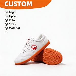 Comfort Non-Slip Martial Arts Shoes Lightweight Leather Training Shoes for Adults Seniors Plus Size <strong>Men</strong> Women Tai Chi Sneakers - Product Image 6