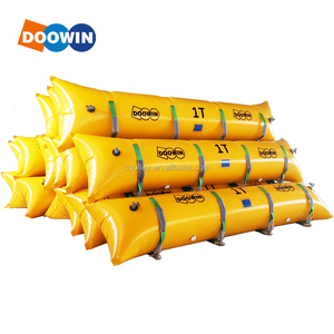 Sacs de levage en tube flottant ponton allongé pour travaux sous-marins, en tissu enduit de PVC soudé par HF, pour le sauvetage maritime - Product Image 1