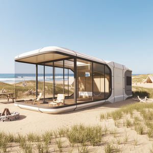 Contenedor de Envío Prefabricado de 40 pies, Casa Modular Ecológica, Oficina, Escuela, Edificios de Apartamentos, Paneles Sándwich, Taller - Product Image 1