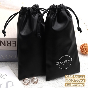 Bolsa de Piel Sintética con Cordón, Personalizada con Impresión Serigrafiada, para Viajes, Cosméticos, Gafas de Sol, Resistente al Agua, Muestra Gratuita OEM - Product Image 2