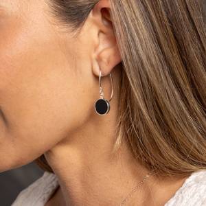 Natural Black Onyx <b>Earrings</b> Handmade 925 Sterling Silver Long Drop <b>Earrings</b> Unique Gemstone Jewelry Beautiful Gift - Product Image 4