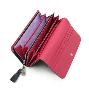Rose embossed <b>ladies</b> <b>wallet</b> zipper clutch retro exquisite fashion long <b>wallet</b> coin purse - Product Image 4