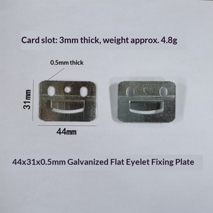 Clips de Fijación para Paneles de Pared de PVC y Acero Inoxidable, Estilo Europeo Geométrico Moderno, para Sistemas Integrados de Fibra de Bambú y Madera - Product Image 2