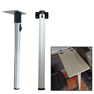 Pieds de table pliants en alliage d'aluminium légers et flexibles pour usage intérieur, accessoires de conversion pour table à manger escamotable - Product Image 1