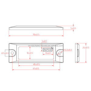 70*25 मिमी rfd हार्ड लेबल ISO18000-6C uhf rfd <span class=keywords><strong>rfid</strong></span> टैग 860-960mhz सुरक्षा स्तर ip68 rub निष्क्रिय लेबल - Product Image 5
