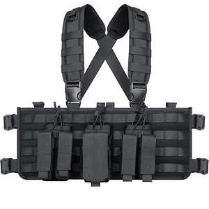 ชุดอุปกรณ์ยุทธวิธีแบบโมดูลาร์สำหรับติดตั้งวิทยุสื่อสาร ปรับระดับสายสะพายไหล่ได้ รองรับระบบ MOLLE ถอดออกได้ - Product Image 3