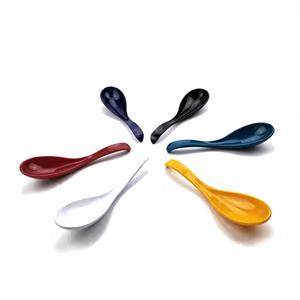 Cucharas de Sopa de Plástico Ecológicas de 6 Colores, Personalizadas o para Venta al por Menor, Producto Desechable y Sostenible - Product Image 2