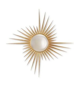 Miroir en métal au design floral avec cadre unique, parfait pour les accessoires de salle de bain et la décoration élégante de l'hôtel. - Product Image 6