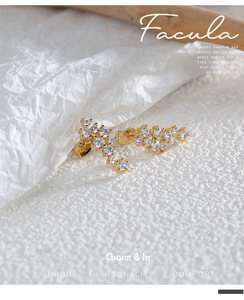 2024 Luxury 5A Zircon Mini Ear <b>Studs</b> Trendy Animal Pattern Brass 14K Gold Plated Unisex Custom Logo Bulk Gift - Product Image 2